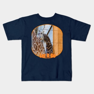 Caged animals Freedom Giraffes Kids T-Shirt